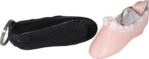 Pillows For Pointes Mini Ballet Slipper – Leather Key Ring & Zipper Pull