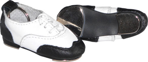 Pillows For Pointes Mini Spectator Tap Shoe Key Ring – Leather