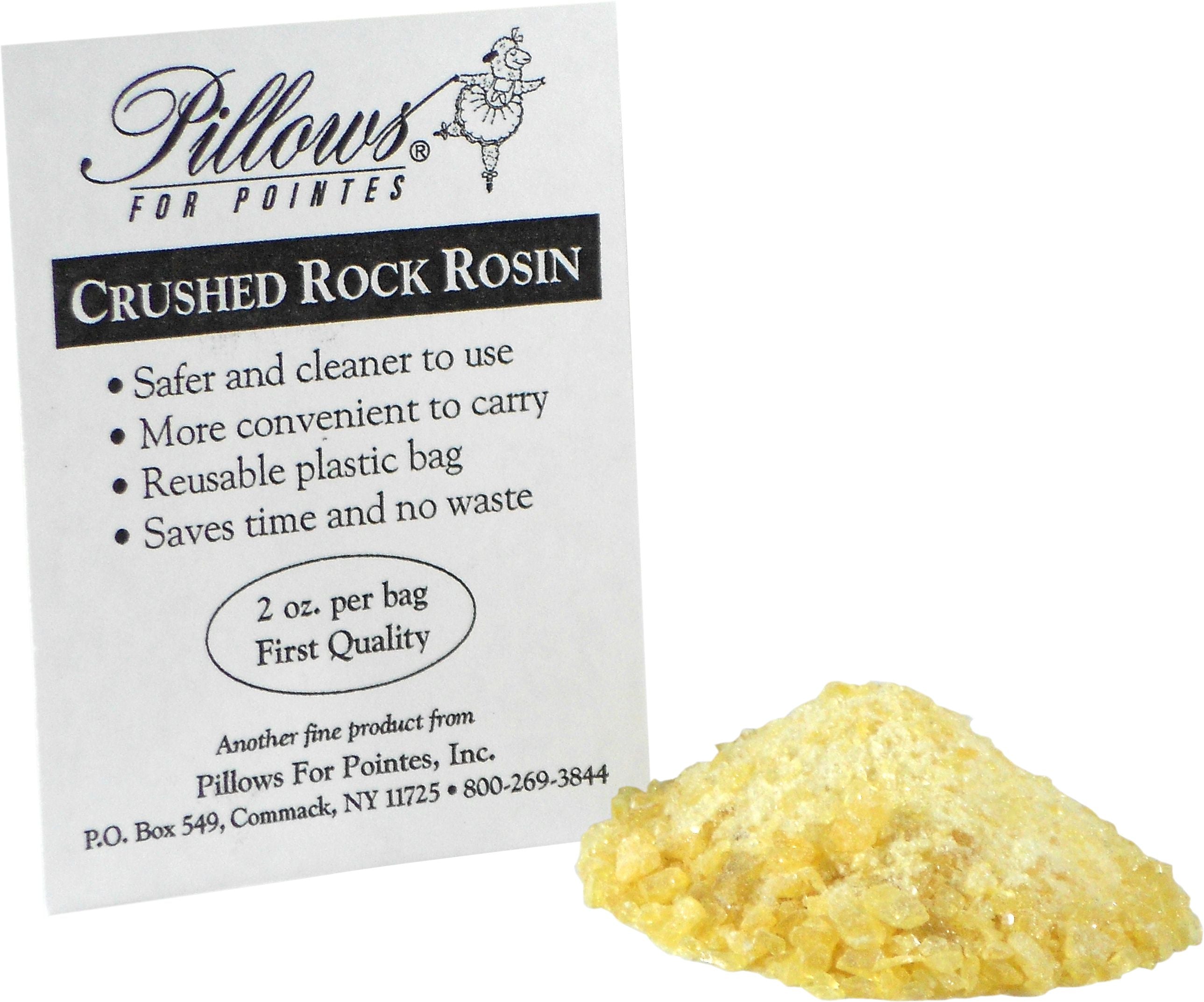 Pillows For Pointes 2oz Pocket Size Rosin – Crushed Yellow Rosin for Pointe Shoes & Dance Grip
