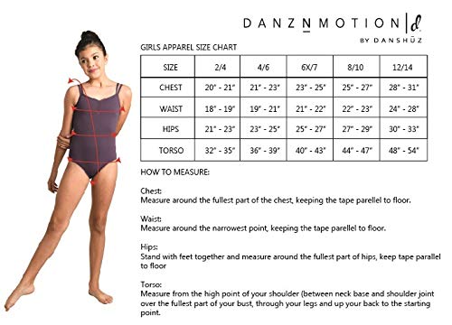 Danz N Motion Double Strap Racer Lace Back Leotard