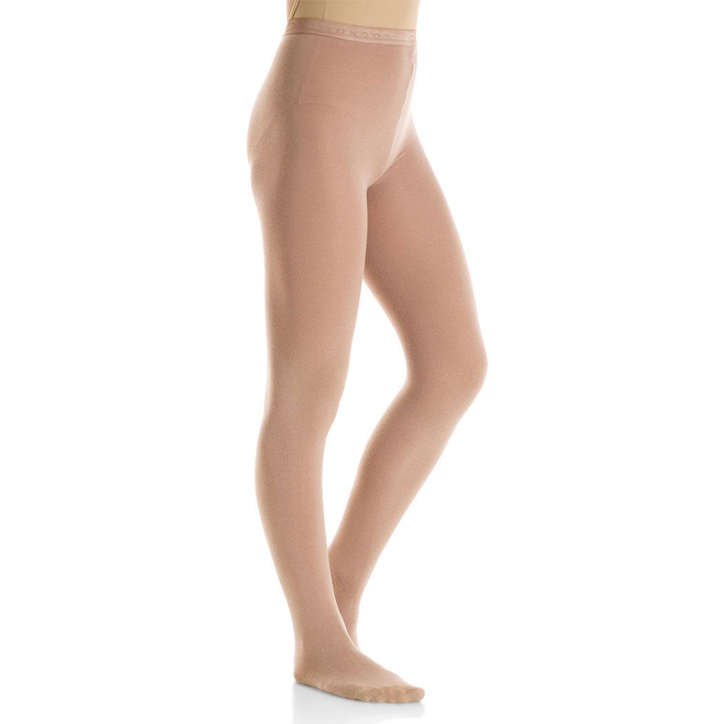 Mondor 3301 Footed Ice Skating Tights (Suntan, Youth 8 - 10)