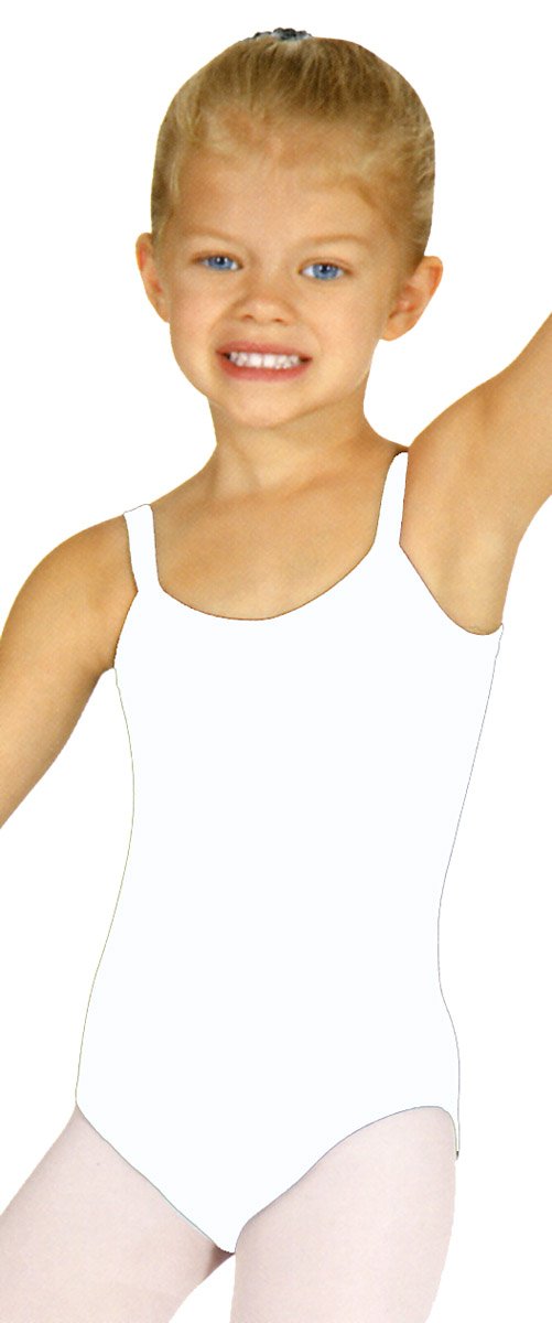 EUROTARD 10527C Pinch Front Cami Leotard With Fully Lined Front Many Colors