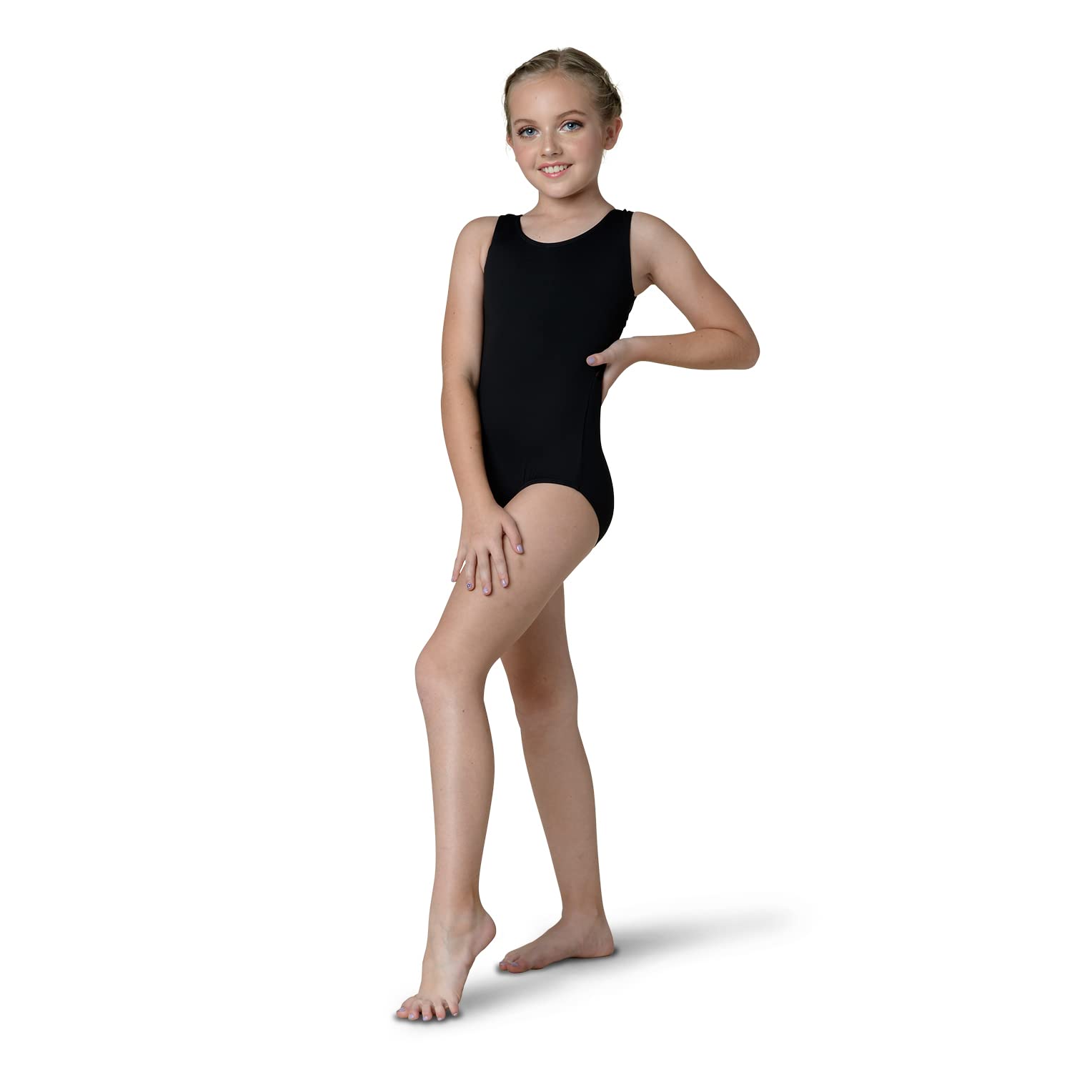 Danz N Motion By Danshuz Girl’s Lace Back Leotard 2403c