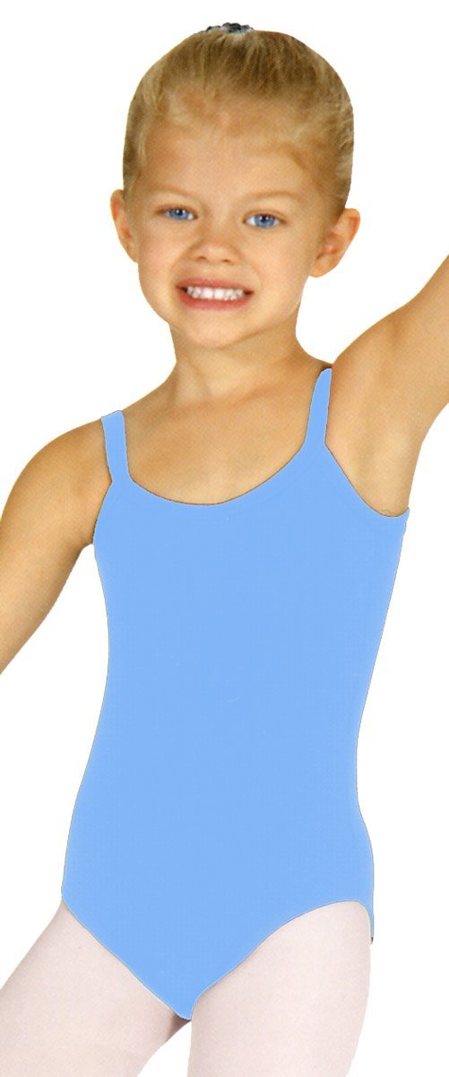 EUROTARD 10527C Pinch Front Cami Leotard With Fully Lined Front Many Colors