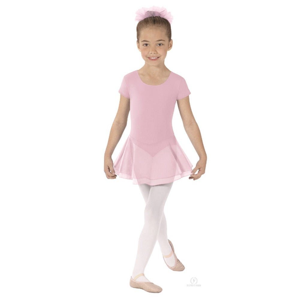 Eurotard 10467 Child Short Sleeve with Double Layered Skirt