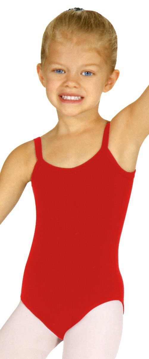 EUROTARD 10527C Pinch Front Cami Leotard With Fully Lined Front Many Colors