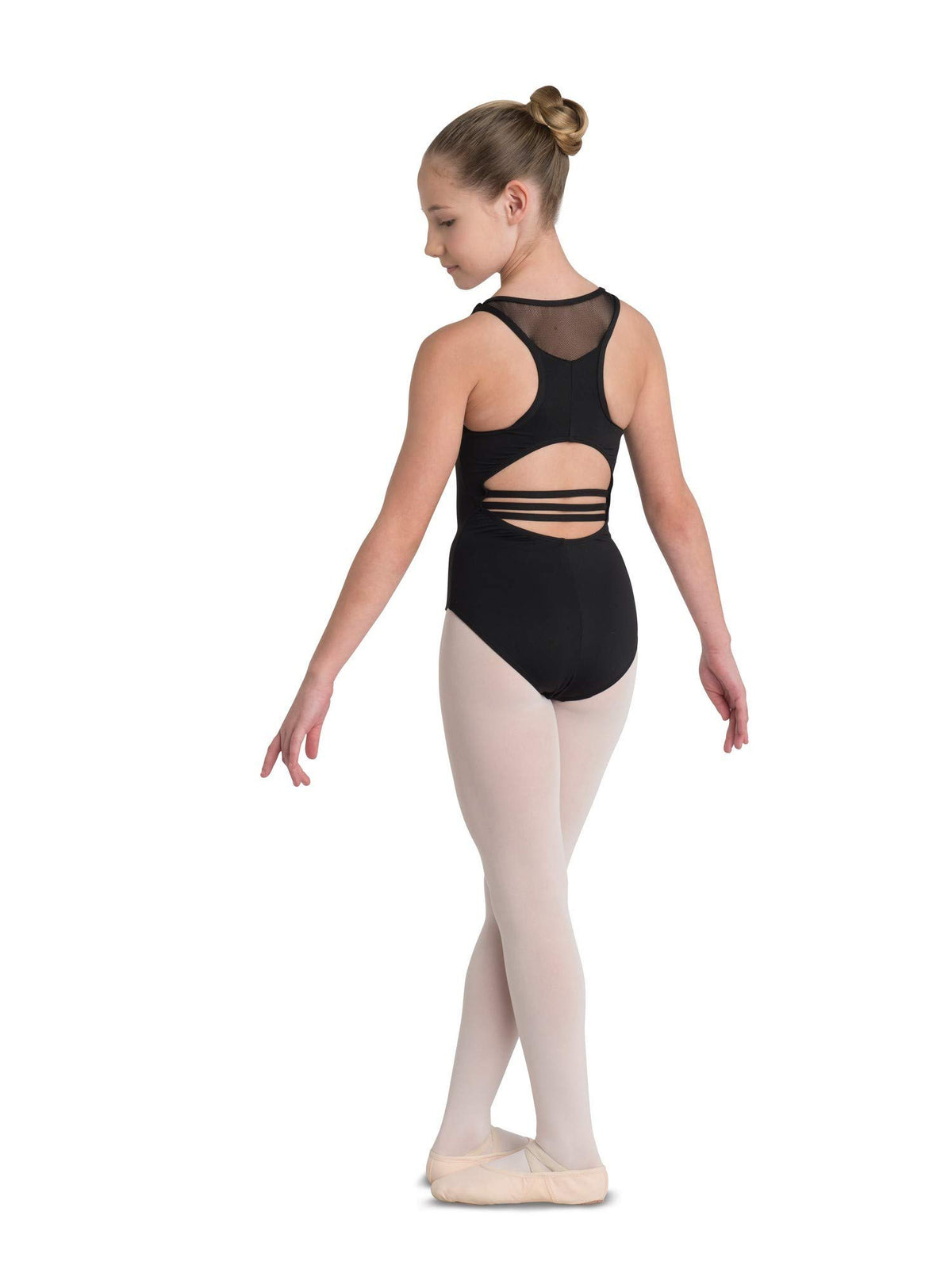 Danshuz Youth Mesh Racer Back Dance Costume Leotard