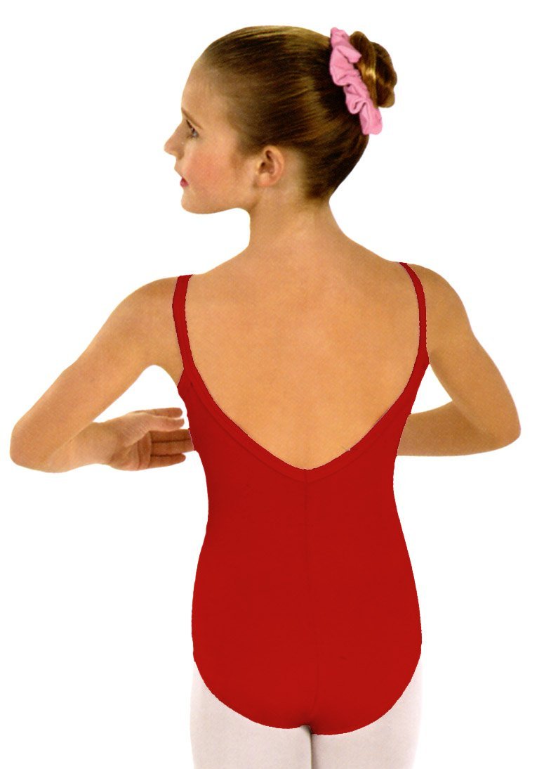 EUROTARD 10527C Pinch Front Cami Leotard With Fully Lined Front Many Colors