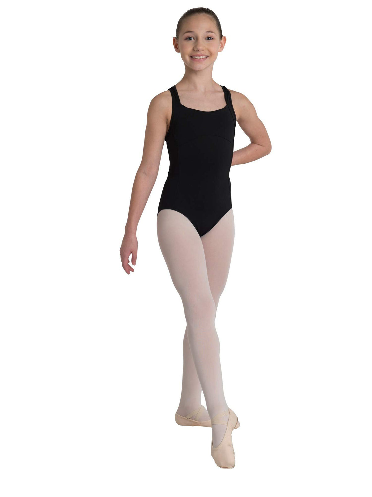 Danshuz Youth Mesh Racer Back Dance Costume Leotard