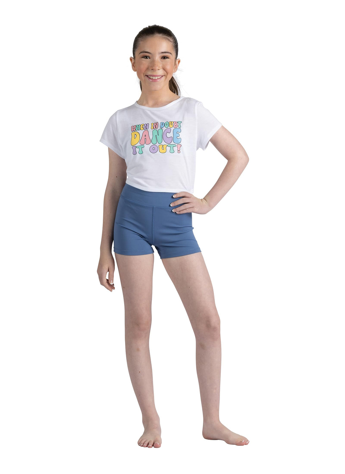 DANSHUZ Danznmotion Dance It Out Tee 24311C