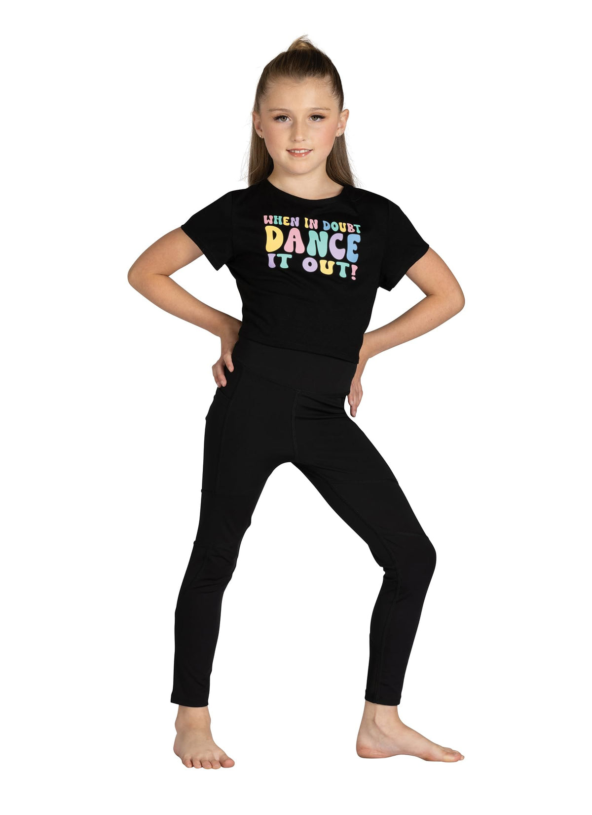 DANSHUZ Danznmotion Dance It Out Tee 24311C