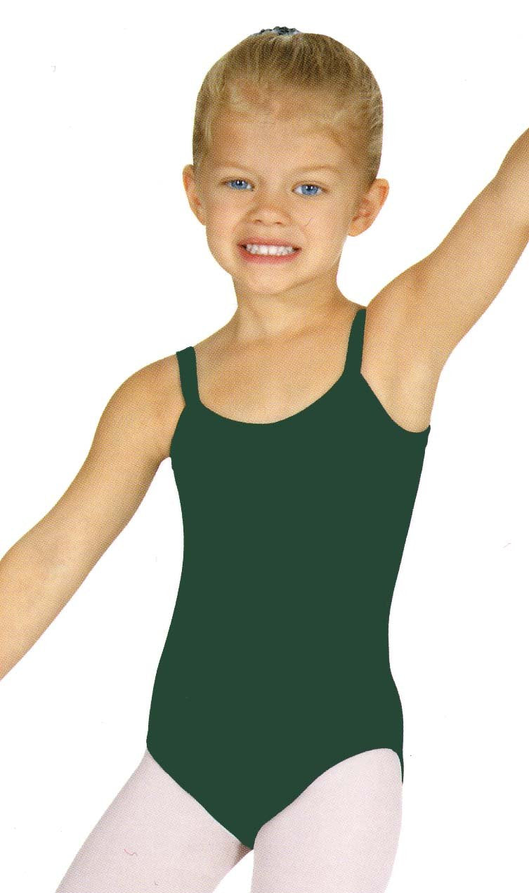 EUROTARD 10527C Pinch Front Cami Leotard With Fully Lined Front Many Colors