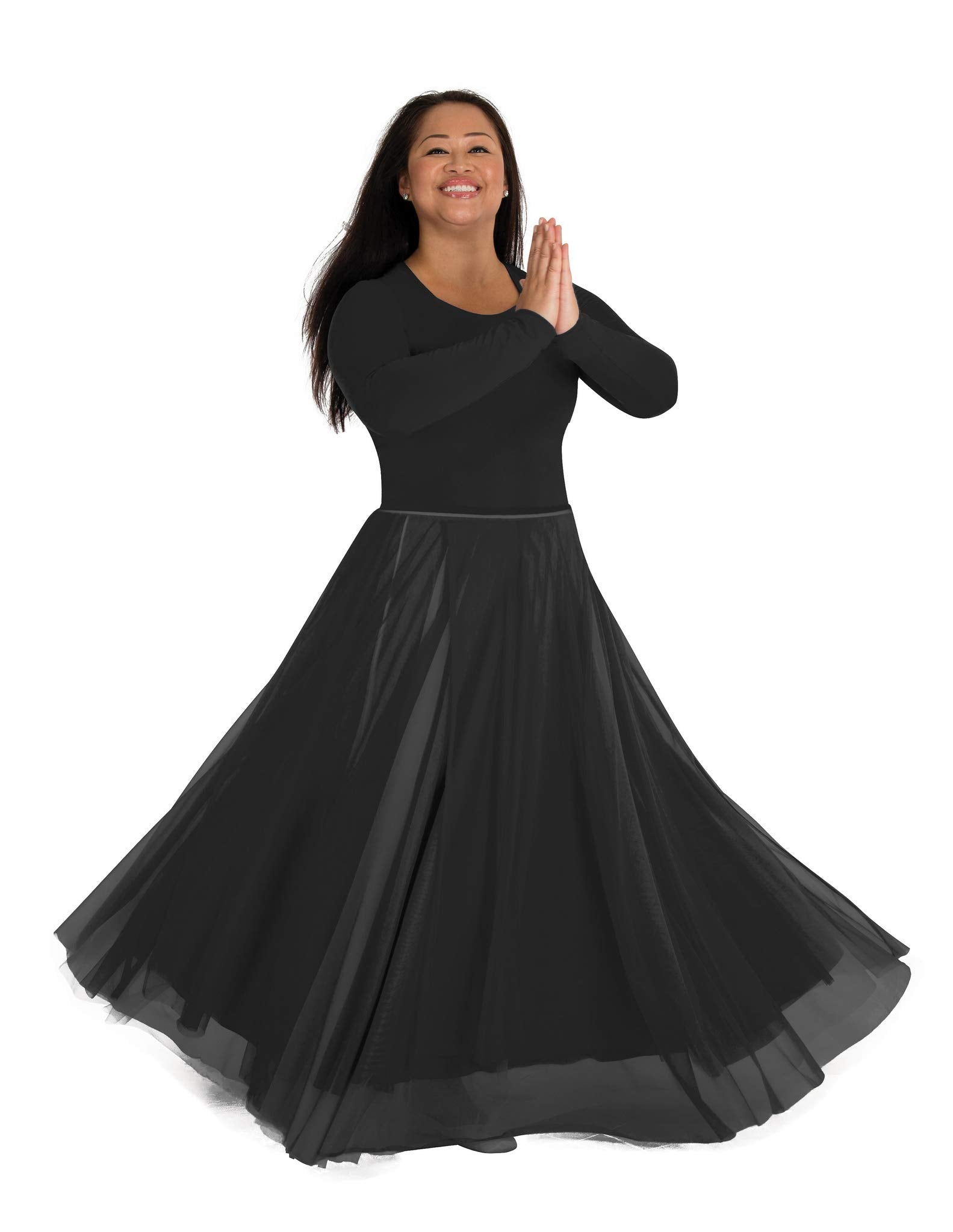 Body Wrappers Adult Long Full Chiffon Skirt - 538