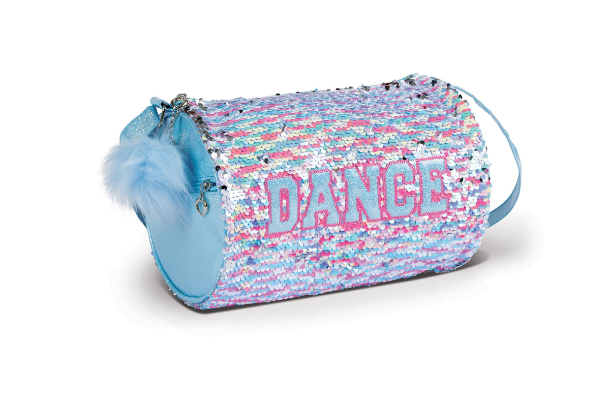 Danznmotion Cotton Candy Bliss Roll Dance Bag, Light Blue, B24504