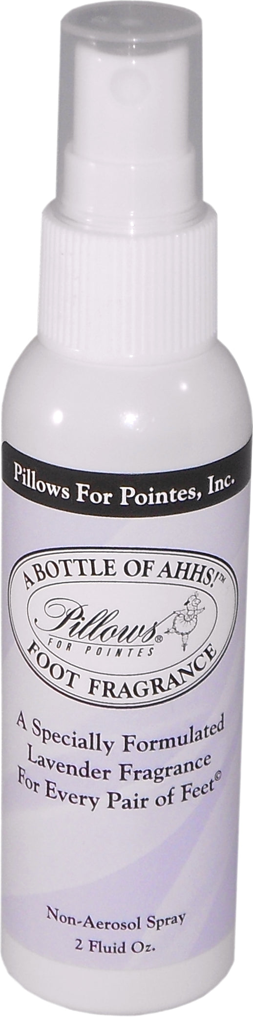 Pillows For Pointes AHHS!™ Lavender Foot Spray 2 Oz – Soothing, Odor-Eliminating, Natural Formula