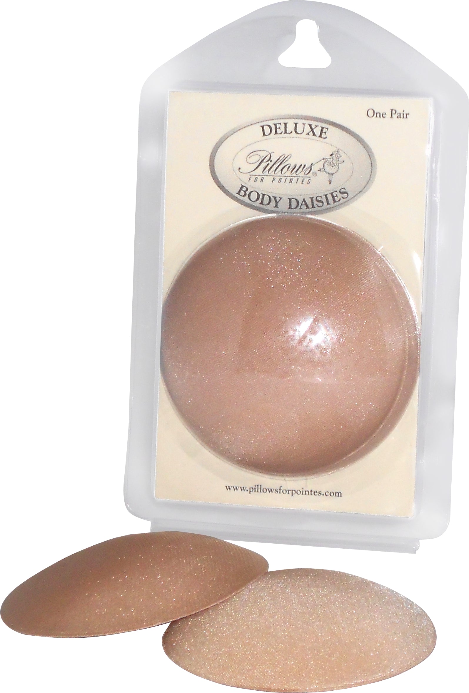 Pillows For Pointes Deluxe Body Daisies – Self-Adhesive, Smooth & Discreet Coverage (One pair)