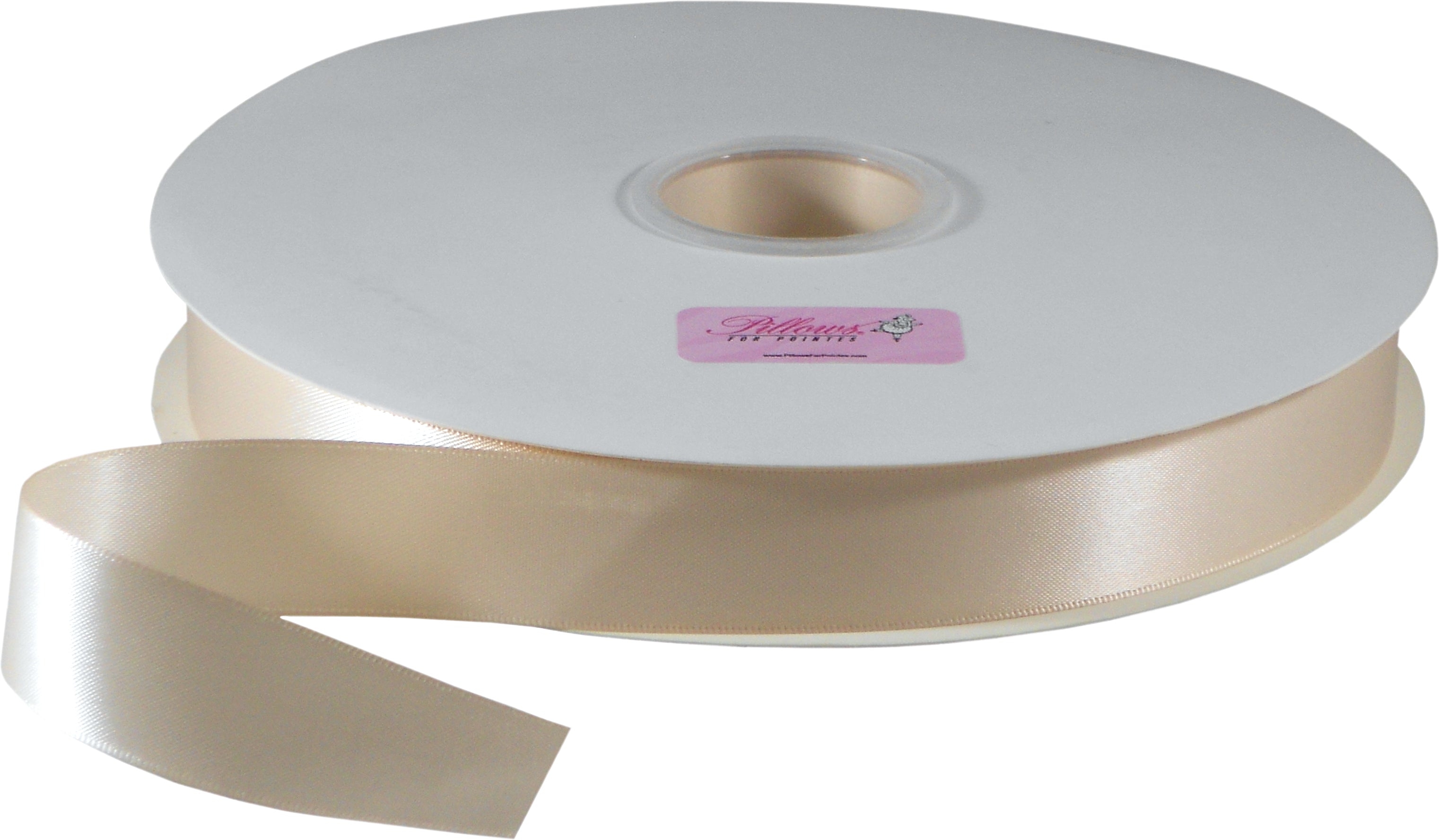 Pillows For Pointes Roll of Double Faced Satin Ribbon – 100 Yards, 100% Nylon