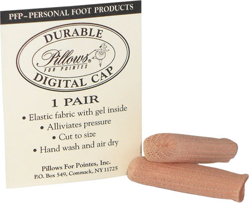 Pillows for Pointes Durable Digital Cap – Gel-Lined Protection for Toes & Fingers