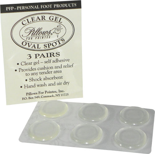 Pillows for Pointes Gel Oval Spots – Self-Adhesive Cushions for Targeted Comfort & Protection