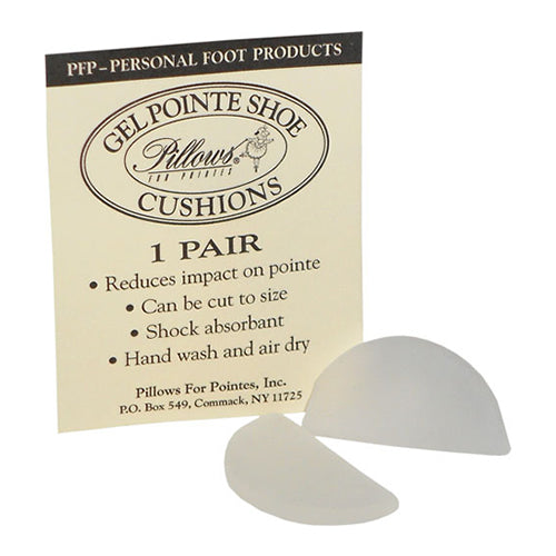 Pillows for Pointes Gel Pointe Shoe Cushions – Half-Moon Shaped for Comfort & Support