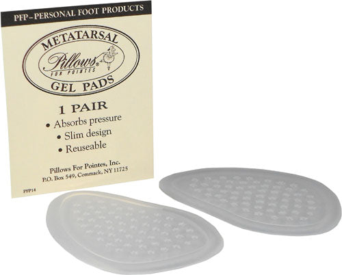 Pillows for Pointes Metatarsal Clear Gel Pads – Cushion & Support for Foot Comfort