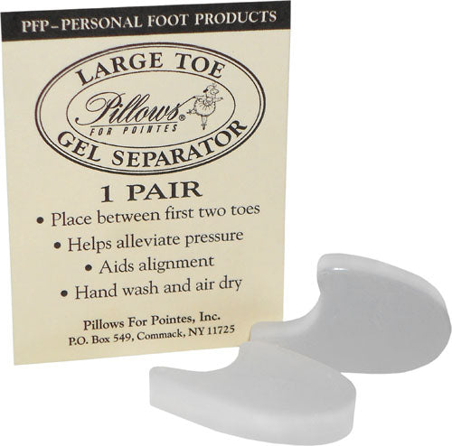 Pillows for Pointes Large Toe Separator – Boomerang Shape for Comfort & Alignment