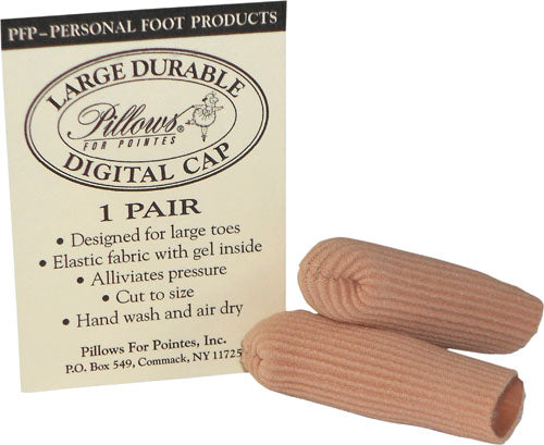 Pillows for Pointes Large Durable Digital Cap – Extra Cushioning for Toes & Fingers