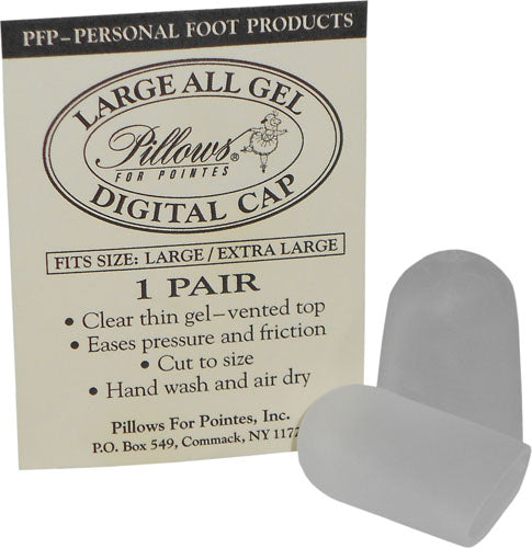 Pillows for Pointes Large Gel Digital Cap – Vented Toe & Finger Protection