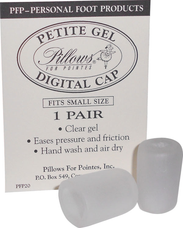 Pillows for Pointes Petite Gel Digital Cap – Soft Protection for Toes, Reduces Friction & Pressure