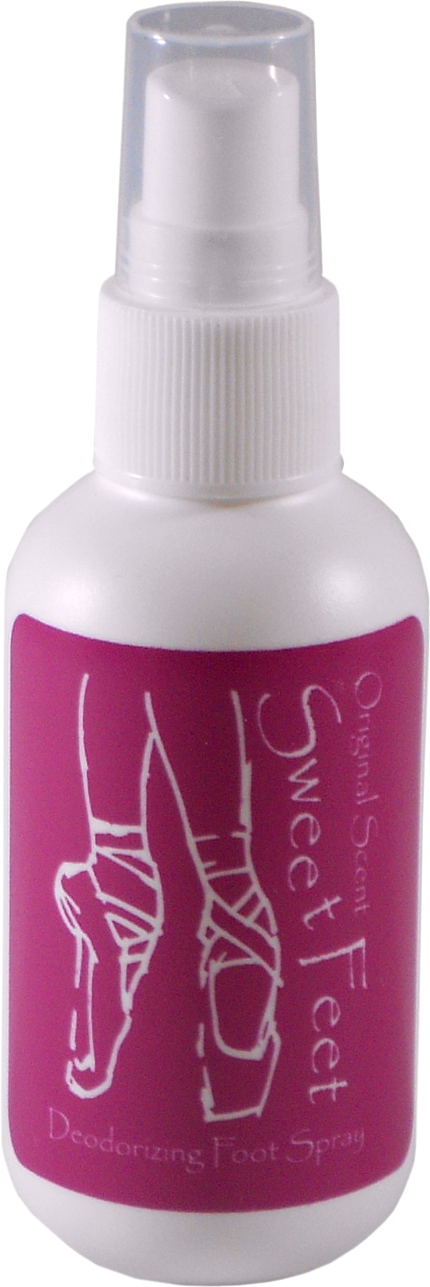 Pillows For Pointes Sweet Feet Foot Spray 2 Oz – Natural, Fresh Scented, Soothing & Deodorizing