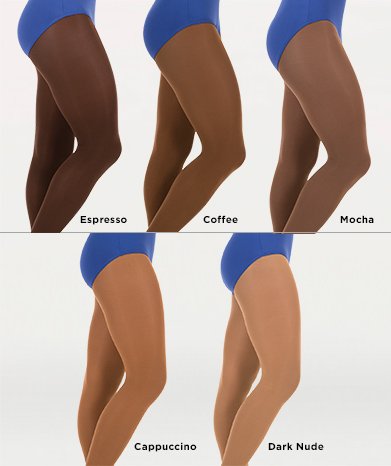 Body Wrappers Womens Total Strech Convertible Tights Style A31