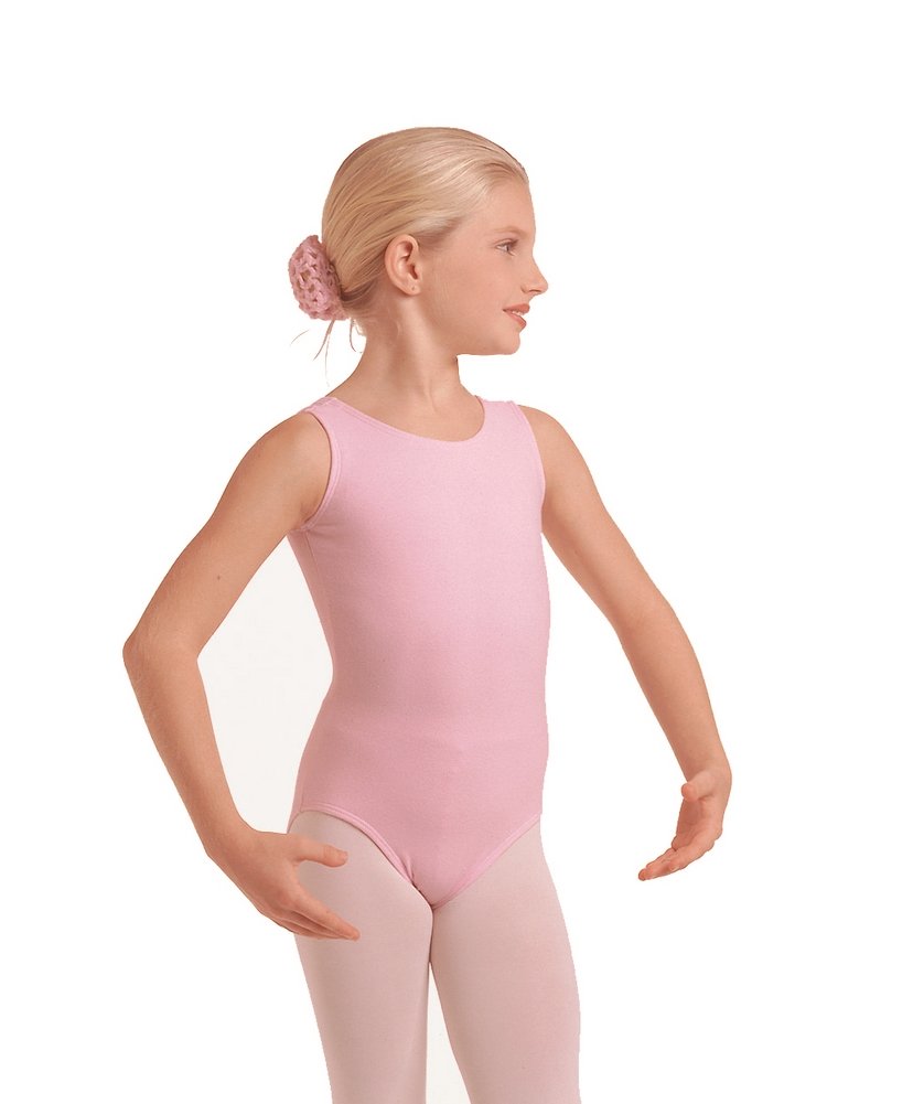 EUROTARD Girls Tank Leotard with Cotton 1089