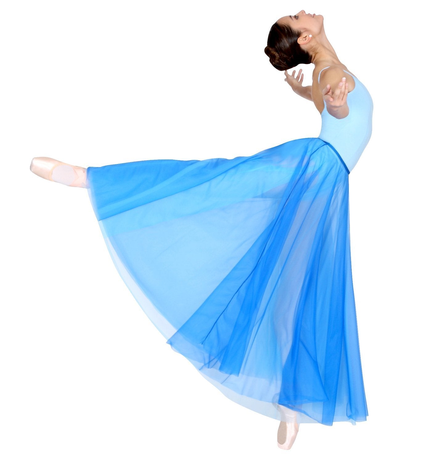 Body Wrappers Adult Long Full Chiffon Skirt - 538