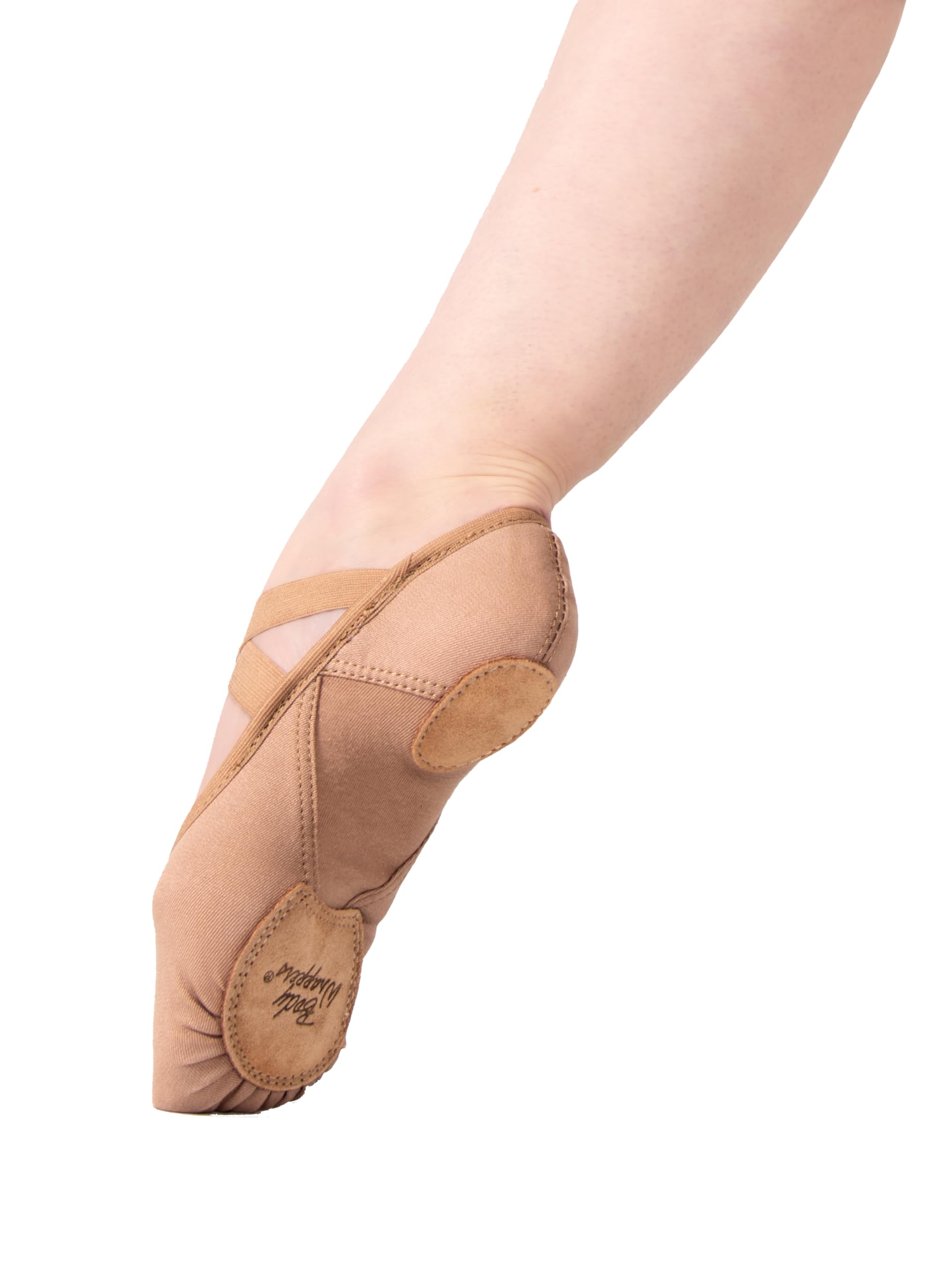 Body Wrappers Adult Size 4-Way Stretch Canvas Split Sole Ballet Flat 250A