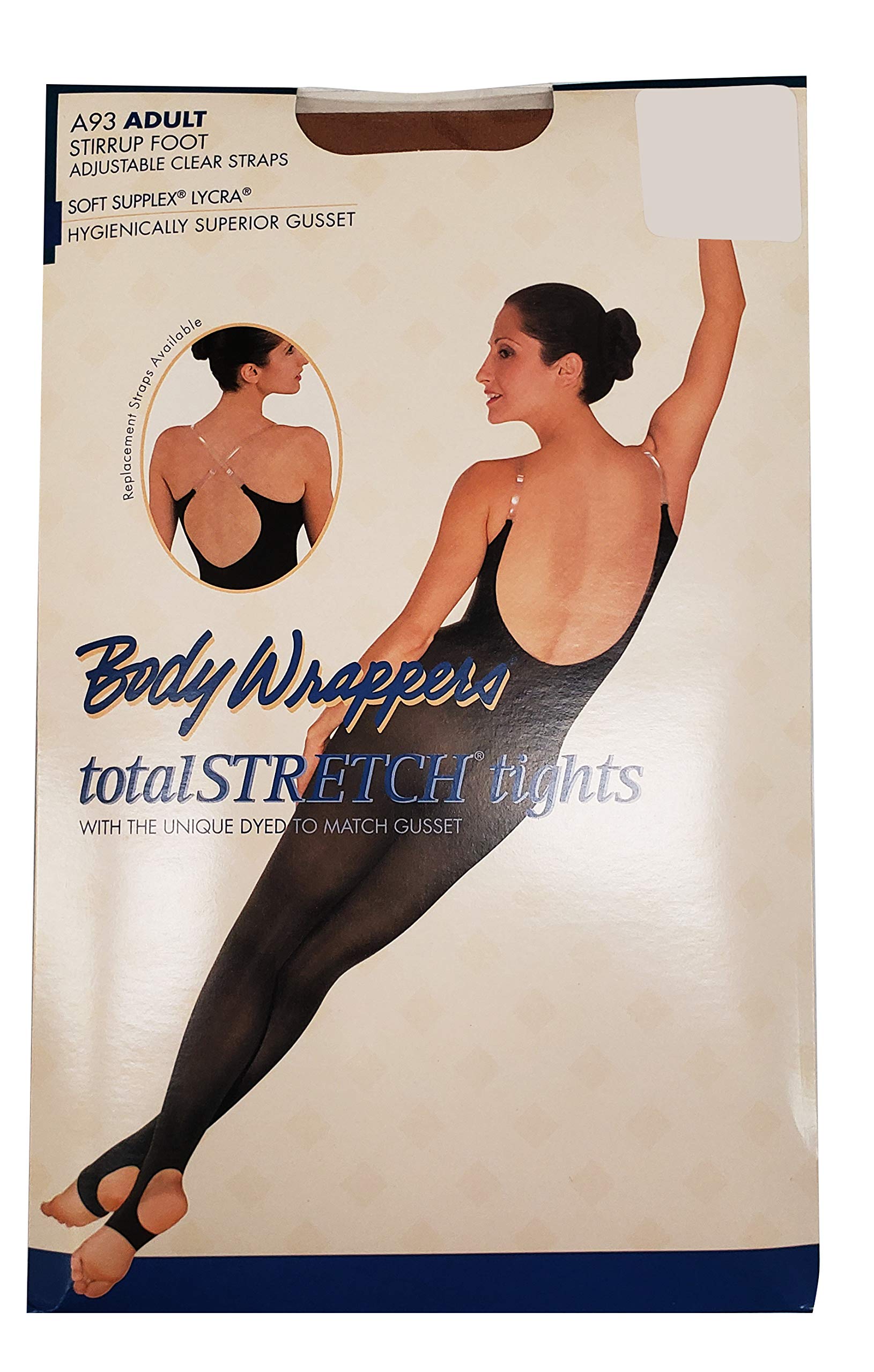 Body Wrappers A93 TotalSTRETCH Stirrup Seamless Camisole Stirrup Body Tights